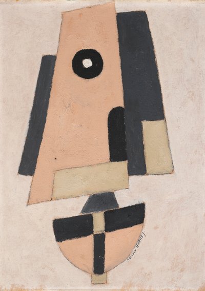 Boat - Pink and Black Hull by Marsden Hartley